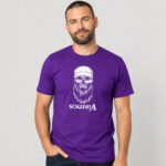 Unisex Minnesota Vikings x Luke Combs 2026 Skull Beard Graphic Shirt for Football and Country Music Fans