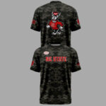 Unisex NC State Wolfpack 2026 Wolfpack Warriors Camo Graphic Shirt for College Sports Fans