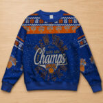 Unisex New York Knicks Champions 2026 Ugly Christmas Sweater for Basketball Fans