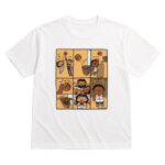 Unisex New York Knicks Karl-Anthony Towns Jimindraws OG Tip Graphic Shirt for Basketball Fans