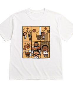 Unisex New York Knicks Karl-Anthony Towns Jimindraws OG Tip Graphic Shirt for Basketball Fans