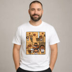 Unisex New York Knicks Karl-Anthony Towns Jimindraws OG Tip Graphic Shirt for Basketball Fans