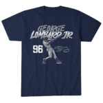 Unisex New York Yankees George Lombard Jr Slugger Swing Number Graphic Shirt for Baseball Fans