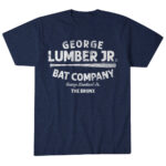 Unisex New York Yankees George Lombard Jr. George Lumber Jr. Bat Company Graphic Shirt for Baseball Fans