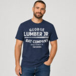Unisex New York Yankees George Lombard Jr. George Lumber Jr. Bat Company Graphic Shirt for Baseball Fans