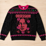 Unisex Obsession 2026 I Love You So Much Ugly Christmas Sweater for Horror Fans