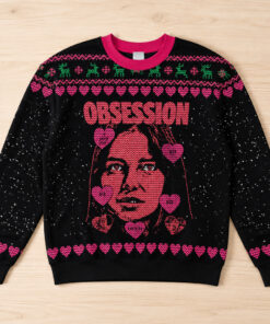 Unisex Obsession 2026 I Love You So Much Ugly Christmas Sweater for Horror Fans