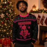 Unisex Obsession 2026 I Love You So Much Ugly Christmas Sweater for Horror Fans
