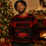 Unisex Obsession 2026 The Horror House Ugly Christmas Sweater for Horror Fans