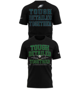 Unisex Philadelphia Eagles 2026 Tough Detailed Together Graphic Shirt for Football Fans