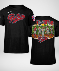 Unisex Philadelphia Phillies 2026 Field of Dreams Game Shirt for Baseball Fans Black