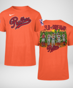 Unisex Philadelphia Phillies 2026 Field of Dreams Game Shirt for Baseball Fans Orange