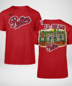 Unisex Philadelphia Phillies 2026 Field of Dreams Game Shirt for Baseball Fans Red