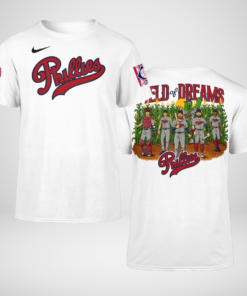 Unisex Philadelphia Phillies 2026 Field of Dreams Game Shirt for Baseball Fans White