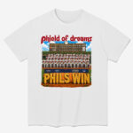 Unisex Philadelphia Phillies 2026 Phield of Dreams Phils Win Graphic Shirt for Baseball Fans