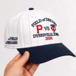 Unisex Philadelphia Phillies Bryce Harper vs Twins Field of Dreams 2026 Graphic Hat for Baseball Fans