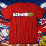 Unisex Philadelphia Phillies Kyle Schwarber Corn Bomb Graphic Shirt for Baseball Fans