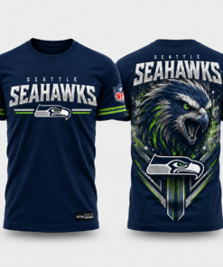 Unisex Seattle Seahawks Hawk Pride 2026 Graphic Shirt for Football Fans