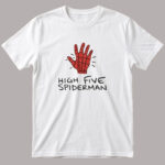 Unisex Spider-Man Brand New Day High Five Spiderman Graphic Shirt for Movie Fans
