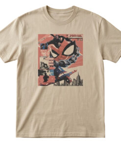 Unisex Spider-Man Brand New Day Tom Holland Collage Graphic Shirt for Movie Fans