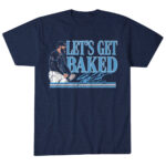 Unisex Tampa Bay Rays Bryan Baker Let’s Get Baked Graphic Shirt for Baseball Fans