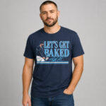 Unisex Tampa Bay Rays Bryan Baker Let’s Get Baked Graphic Shirt for Baseball Fans