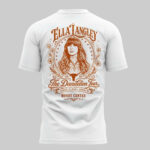 Unisex Texas Longhorns x Ella Langley Tour 2026 Graphic Shirt for College Football and Country Music Fans