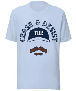 Unisex Toronto Blue Jays Dylan Cease C&D Stache Graphic Shirt for Baseball Fans