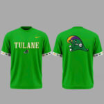 Unisex Tulane Green Wave x Mardi Gras 2026 Graphic Shirt for College Football Fans