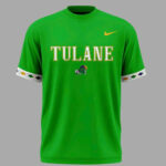 Unisex Tulane Green Wave x Mardi Gras 2026 Graphic Shirt for College Football Fans