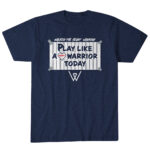 Unisex Walker The Heart Warrior Play Like A Heart Warrior Today Graphic Shirt for Sports Fans