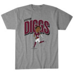 Unisex Washington Commanders Stefon Diggs Washington Caricature Graphic Shirt for Football Fans