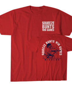 Unisex Washington Nationals Miles Mikolas Squeeze Bunts Win Games Graphic Shirt for Baseball Fans