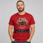 Unisex Washington Nationals x Foo Fighters Take Cover Tour 2026 Graphic Shirt for Baseball and Rock Music Fans
