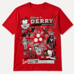 Unisex Welcome to Derry Pennywise Catalog Graphic Halloween 2026 Shirt for Horror Fans