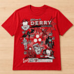 Unisex Welcome to Derry Pennywise Catalog Graphic Halloween 2026 Shirt for Horror Fans