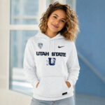 Utah State Football A Black To The Past Logo Graphic Shirt for College Football Fans