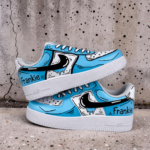 Custom Blue Comic Drip 2026 Shoes Sneakers for Streetwear Fans