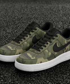 Green Military Camo 2026 Shoes Sneakers for Streetwear Fans