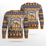 Cigarette Camel And Pyramids Desert 2026 Christmas Ugly Sweater