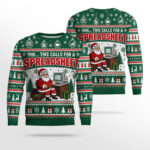 Spreadsheet Santa This Calls For A Spreadsheet Christmas 2026 Ugly Sweater