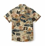 Route 66 Retro Collage Hawaiian Shirt
