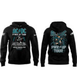 AC-DC Power Up Tour Philadelphia 2026 Black Graphic Shirt for AC-DC Fans