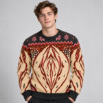 Abstract Feminine Art Christmas Ugly Sweater 2026