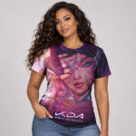 Ahri KDA The Comeback Arcane League Of Legends Art Graphic Shirt for League Of Legends Fans