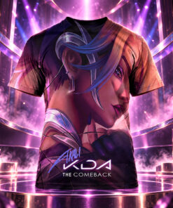Akali KDA The Comeback Arcane League Of Legends Graphic Shirt for League Of Legends Fans