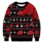 Akatsuki Itachi Symbolic Crows Christmas Ugly Sweater