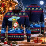Alien Funny Christmas 2026 Ugly Sweater for Alien Fans
