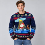 Alien Funny Christmas 2026 Ugly Sweater for Alien Fans