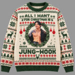 All I Want For Christmas Is Jung-Kook Ugly Sweater For Kpop Fans